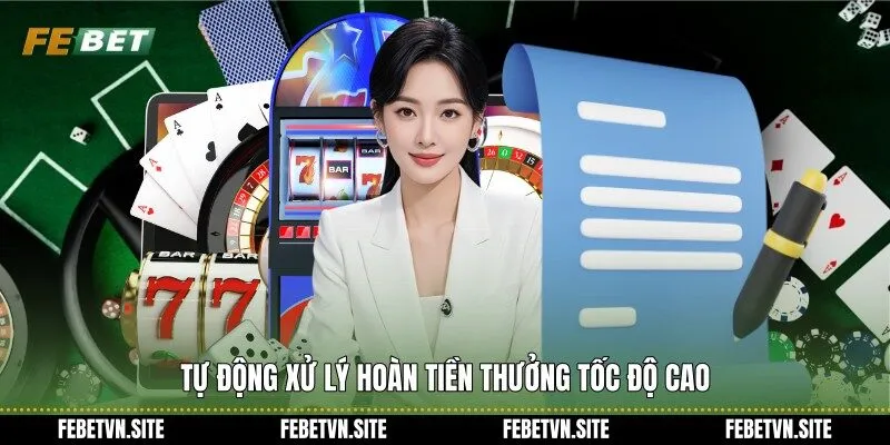 Tự động xử lý hoàn tiền thưởng tốc độ cao